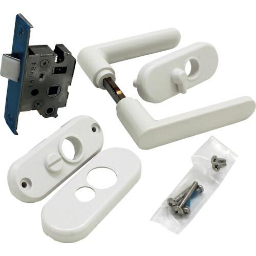 WAKI 浴室用樹脂レバー錠 クリキ   ( FU32AP42AWHBS32 )