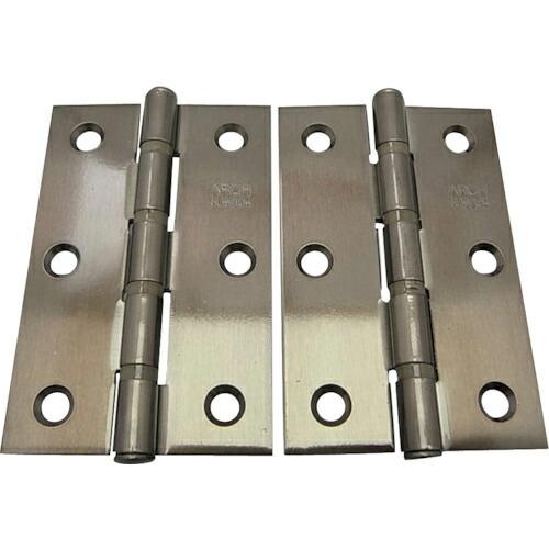 WAKI ステン厚口丁番  76MM アンバー 2個入り  ( BH-351 )