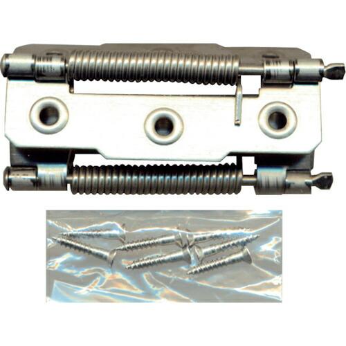 WAKI ステンバネ丁番 両開  75MM  ( BH-468 )