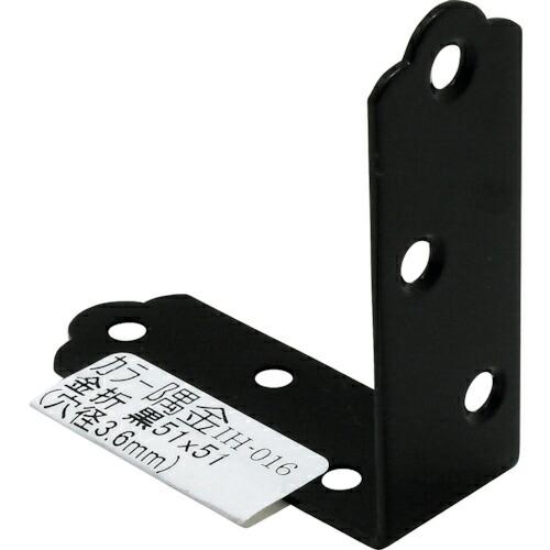 WAKI カラー隅金 金折 黒  51X51  ( IH-016 )