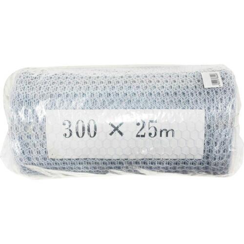 WAKI 金網カラ-亀甲 23X10X300X25M ホワイト  ( 102163000 )