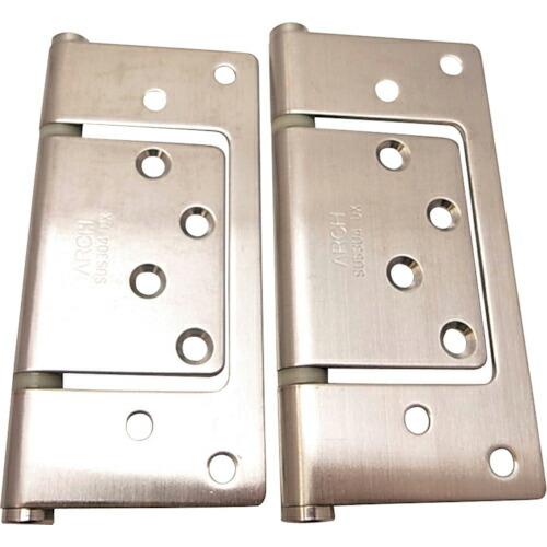 WAKI フラッシュ丁番DX  102MM ヘアーライン 2個入り  ( BH-378 )