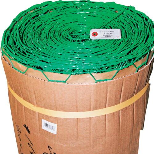 WAKI 金網カラー亀甲 #16X40X910X30 グリーン  ( 102164400 )