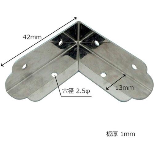 WAKI ステン二方面隅金 ショウ 42MM ( BY-013 ) 和気産業(株) (メーカー取寄)