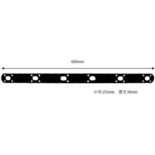 WAKI 補助金具ステイ NO1 クロ ( BS-501 ) 和気産業(株) (メーカー取寄)