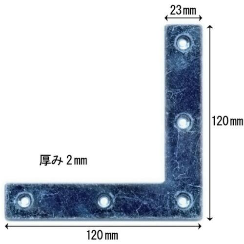WAKI ユニクロ隅金 平横  120  ( BK-008 )