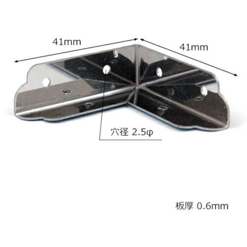 WAKI ステン隅金 二方面  41MM 4個入り  ( ML276 )