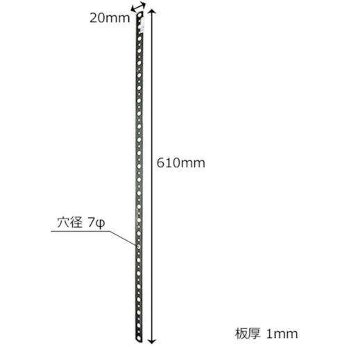 WAKI ステン自在プレ-ト  アツクチ 19X600MM  ( BK-250 )