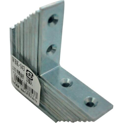 WAKI 特厚金折隅金  45x45x16 10個入り ( WBK043 ) 和気産業(株)