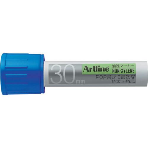 シヤチハタ アートライン油性マーカー角30 青  ( K-123-B ) シヤチハタ(株)