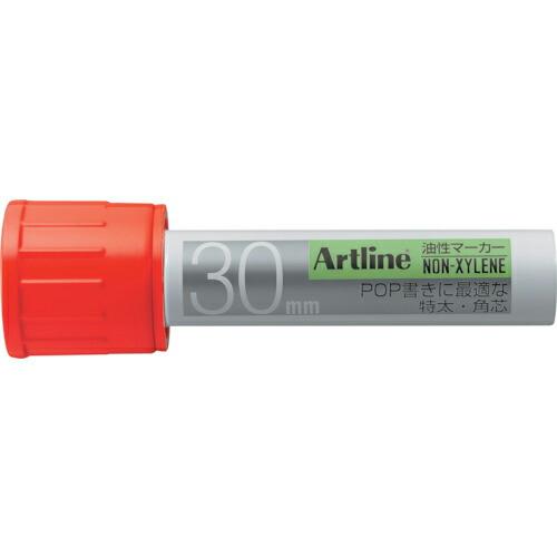 【SALE価格】シヤチハタ アートライン油性マーカー角30 赤 ( K-123-R )