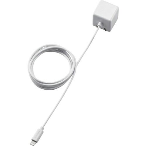 ELECOM LightningAC充電器 1.0A出力 ケーブル一体 1.5m ホワイト ( MP...