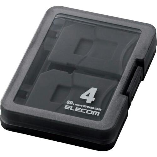 ELECOM SDカードケース 4枚収納 SD/microSD ( CMC-06NMC4 )