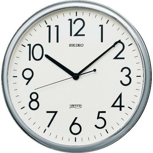 SEIKO クオーツ掛時計 オフィスクロック 直径314×36 P枠 銀色 ( KH220A ) セ...