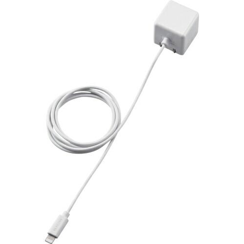 ELECOM LightningAC充電器 1.0A出力 ケーブル一体 1.0m ホワイト ( MP...