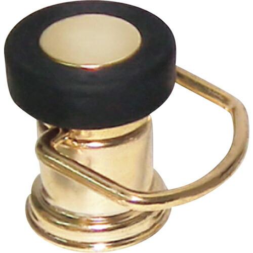NewHikari ルーム戸当(フック付)ゴールド黒ゴム  ( SH-TR15GK )