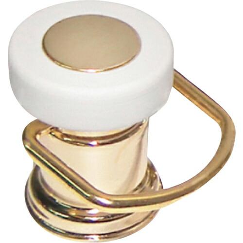 NewHikari ルーム戸当(フック付)ゴールド白ゴム  ( SH-TR15GW )