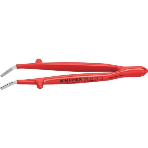 KNIPEX 絶縁汎用ピンセット 130MM ( 9247-01 ) KNIPEX社