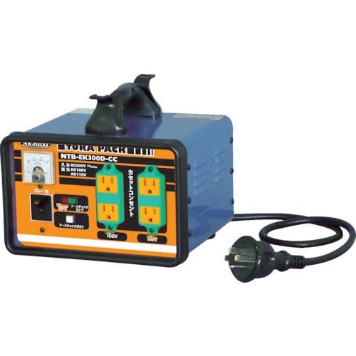 【SALE価格】NICHIDO 変圧器 降圧専用カセットコンセントトラパック アースチェック機能付 ...