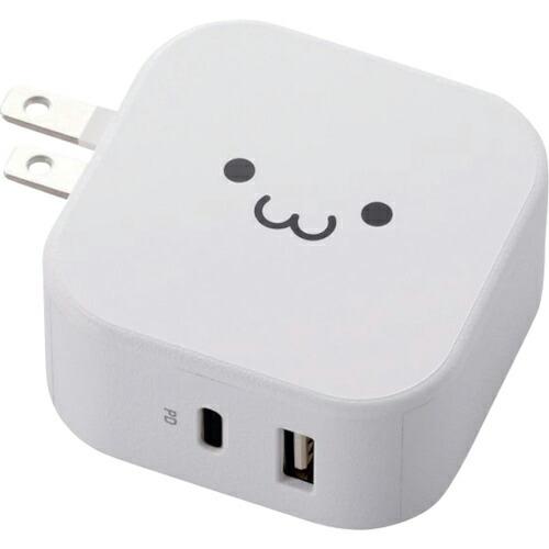 ELECOM AC充電器 スマホ・タブレット用 20W+12W USB-C1ポート USB-A1ポー...