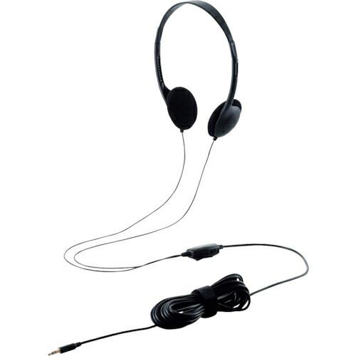 ELECOM テレビ用ステレオヘッドホン オーバーヘッド 30mmドライバー 5.0m ブラック (...