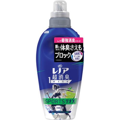 P&amp;G レノア 超消臭1WEEK 柔軟剤 SPORTSデオX フレッシュシトラスの香り 本体 530...