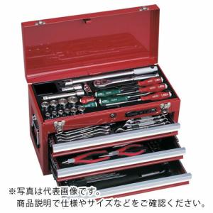 【SALE価格】TONE 整備用工具セット ツールセット 差込角12.7mm 58点セット マットブラック ( TSA450BK ) TONE(株)｜orangetool