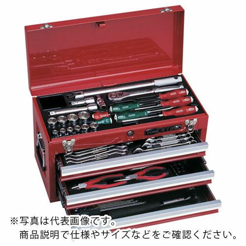 【SALE価格】TONE 整備用工具セット ツールセット 差込角12.7mm 58点セット マットブ...
