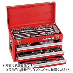 TONE 整備用工具セット ツールセット 差込角9.5mm 12.7mm 86点セット マットブラック ( TSX950BK ) TONE(株)｜orangetool