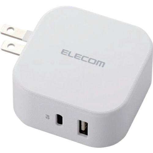 ELECOM AC充電器 スマホ・タブレット用 20W+12W USB-C1ポート USB-A1ポー...