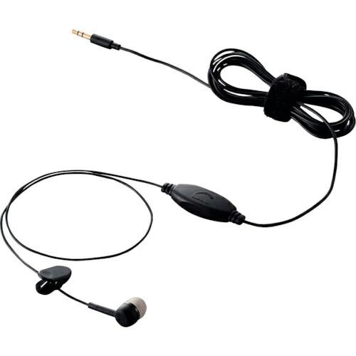 ELECOM テレビ用モノラルヘッドホン 耳栓タイプ 10mmドライバー 3.0m ブラック ( E...