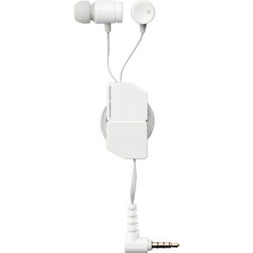ELECOM ステレオイヤホン カナル型 直径3.5mm マイク付 9.2mmドライバー 巻取 ホワ...
