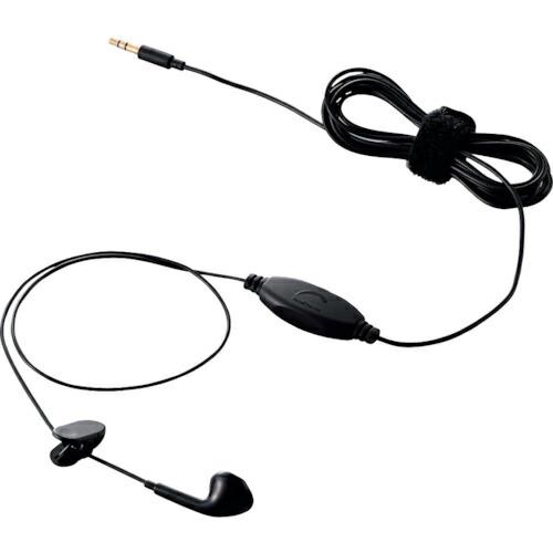 ELECOM テレビ用モノラルヘッドホン セミオープン型 14.2mmドライバー 3.0m ブラック...