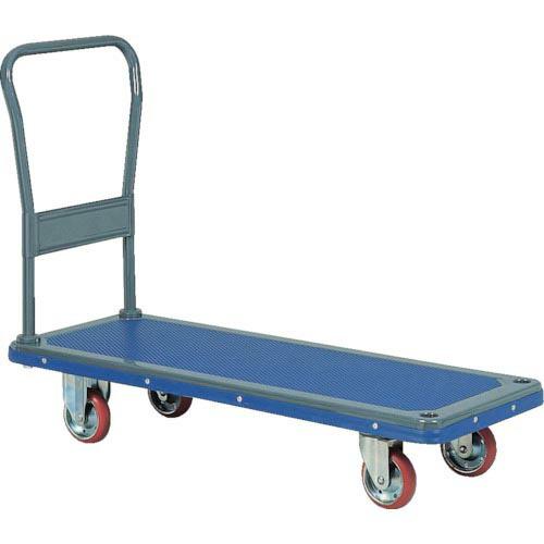 【SALE価格】アイケー プレス製運搬車 固定ハンドル・ロングサイズタイプ 均等荷重300kg ( ...