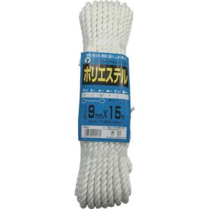 ユタカメイク ロープ ポリエステルトラックロープ 9mm×15m ( TRS-1  (9MMX15M) ) (株)ユタカメイク｜orangetool