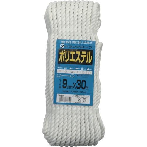 ユタカメイク ロープ ポリエステルトラックロープ 9mm×30m ( TRS-8  (9MMX30M...