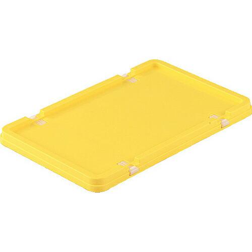 サンコー ボックス型コンテナー 702102 サンボックス#19フタロック付 イエロー  ( SK-...