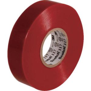 【SALE価格】3M ビニールテープ 117 赤 19mmX20m 10巻入り ( 117 RED 20 10P ) スリーエム ジャパン(株)電力マーケット事業部｜orangetool