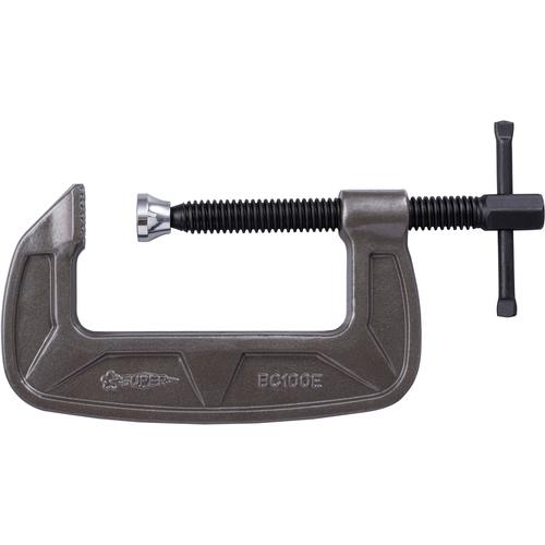 スーパー シャコ万力(バーコ型)100mm メタリックグレー焼付塗装 ( BC100E ) (株)ス...