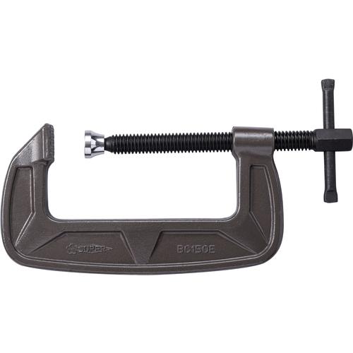 スーパー シャコ万力(バーコ型)150mm メタリックグレー焼付塗装 ( BC150E ) (株)ス...