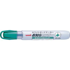 uni ボードマーカーPWB-120-5K 緑 中字角芯 ( PWB1205K.6 ) 三菱鉛筆(株)｜orangetool