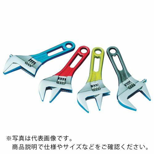 スーパー ワイドモンキレンチショートタイプ(イエロー)口開き:0~30 ( MWM30SY ) (株...