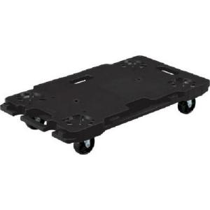 サンコー 樹脂製平台車 802462 サンキャリー6839 ブラック ( SK-6839-BK ) 三甲(株)｜orangetool