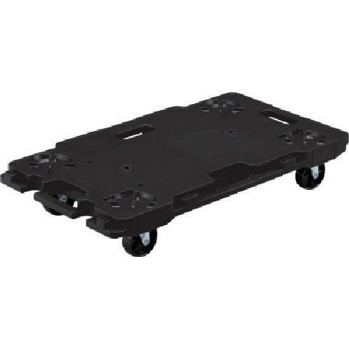 サンコー 樹脂製平台車 802462 サンキャリー6839 ブラック ( SK-6839-BK ) ...