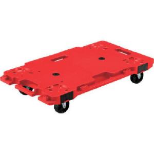 サンコー 樹脂製平台車 802462 サンキャリー6839 レッド ( SK-6839-RE ) 三甲(株)｜orangetool