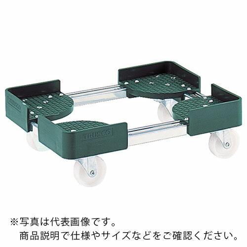TRUSCO 伸縮式コンテナ台車 内寸300-400X500-600 SUS製 ( FCD-3050...