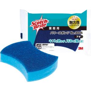 3M スコッチ・ブライト パワースポンジ NO.3005 ブルー ( 3005 BLU ) スリーエム ジャパン(株)コマーシャルケア販売部｜orangetool