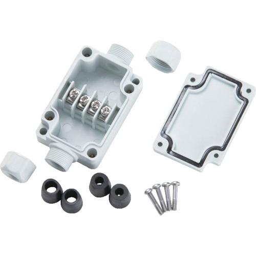 タカチ ケーブルグランド付端子ボックス(JAN付き) W60×H40×D24 ライトグレー ( TM...