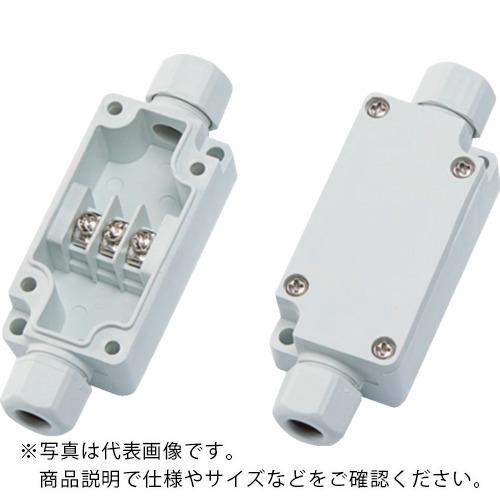 タカチ ケーブルグランド付端子ボックス(JAN付き) W65×H33×D24 ライトグレー ( TM...