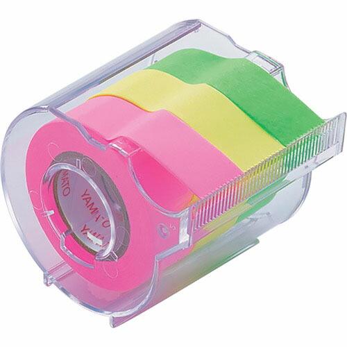 ヤマト メモックロールテープ 蛍光紙 15ミリ幅3巻入 ( RK-15CH-B ) ヤマト(株)
